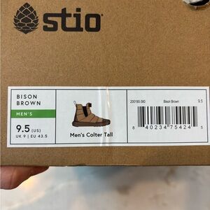 Stio Men's Colter Tall Boots - Bison Brown